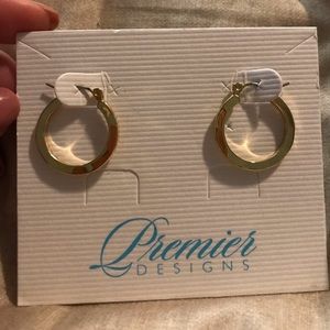 BLACK FRIDAY SALE Charlie Small Gold Hoop Earrings